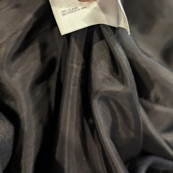 GAP Cotton Velvet Style Navy Blue Double Button Blazer Sport  Coat Mens XL - Picture 9 of 12